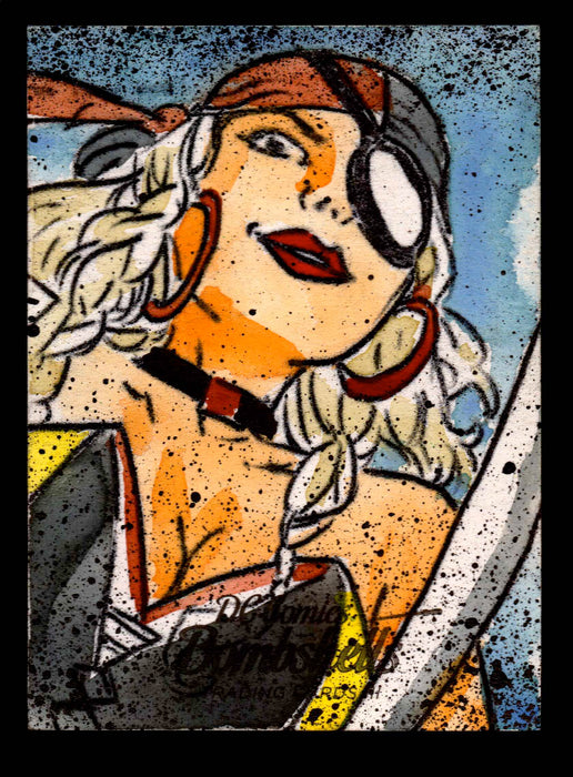 2019 DC Comics Bombshells III Artist Jeffrey Benitez Sketch Card Cryptozoic   - TvMovieCards.com