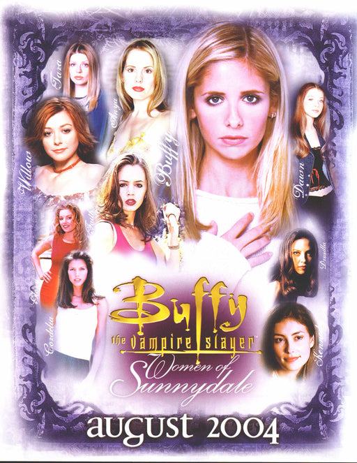 Buffy Women of Sunnydale Trading Card Dealer Sell Sheet Promo Sale 2004   - TvMovieCards.com