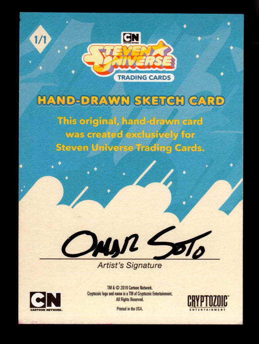 2019 Steven Universe Artist Sketch Card "Amethyst" by Omar Soto Cryptozoic   - TvMovieCards.com