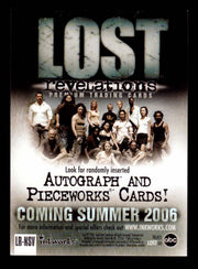 Lost Revelations LR-NSV Non Sport Update Promo Trading Card Inkworks 2006   - TvMovieCards.com