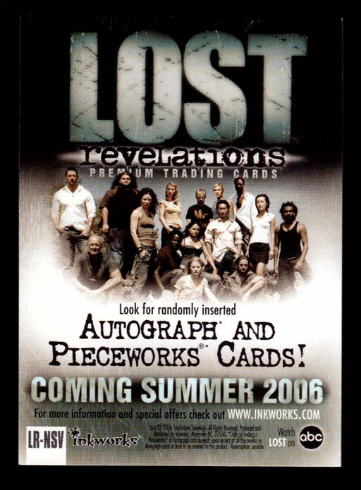 Lost Revelations LR-NSV Non Sport Update Promo Trading Card Inkworks 2006   - TvMovieCards.com