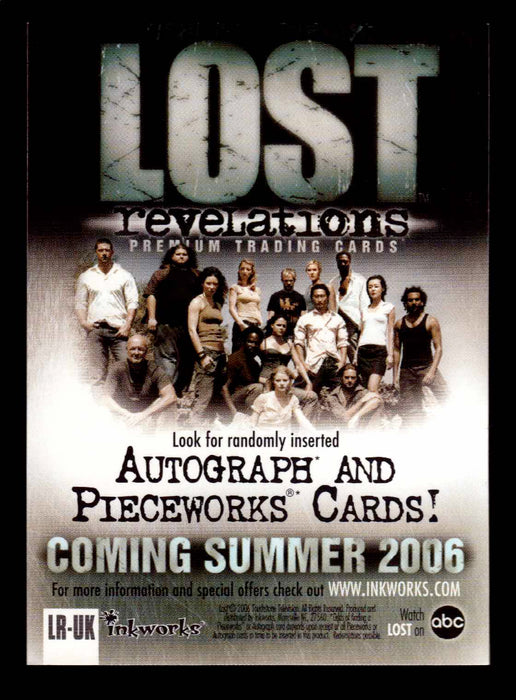 Lost Revelations LR-UK UK Exclusive Promo Trading Card Inkworks 2006   - TvMovieCards.com