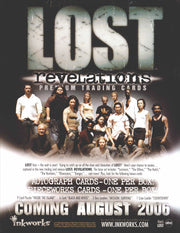Lost Revelations Trading Card Dealer Sell Sheet Sale Ad Inkworks 2006   - TvMovieCards.com