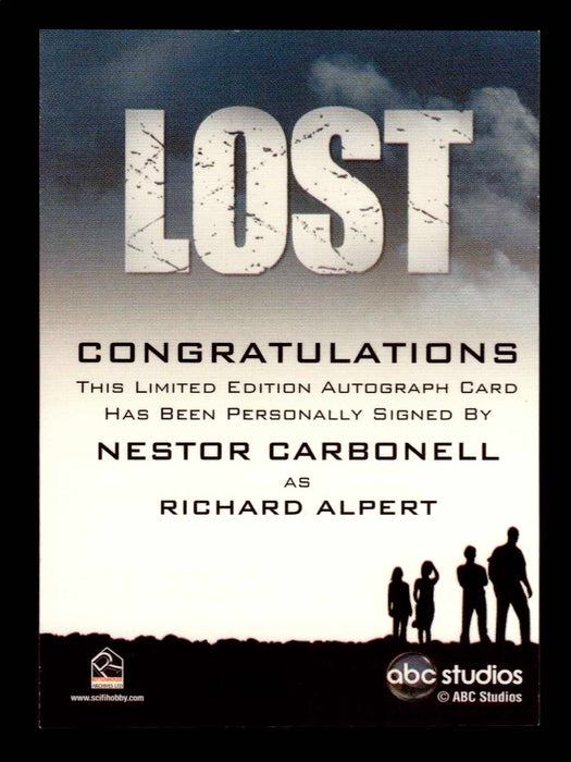 Lost Archives 2010 Nestor Carbonell as Richard Alpert Autograph Card   - TvMovieCards.com
