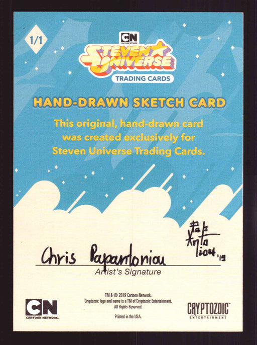 2019 Steven Universe Artist Sketch Trading Card by Chris Papantoniou Cryptozoic   - TvMovieCards.com