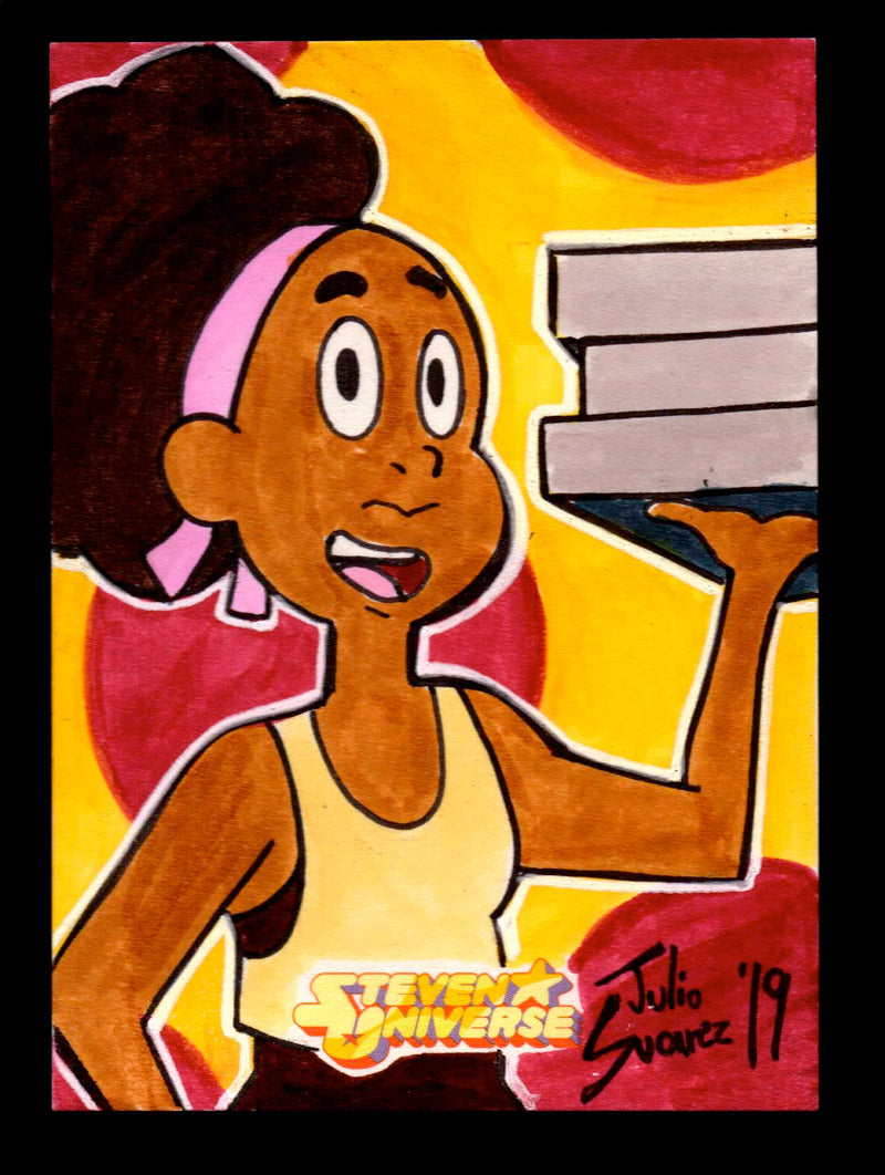 2019 Steven Universe Artist Sketch "Kiki Pizza" Card by Julio Suarez   - TvMovieCards.com