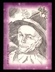 Wizard of Oz Sketch Card by Brian Kong "Scarecrow" Breygent 2006   - TvMovieCards.com