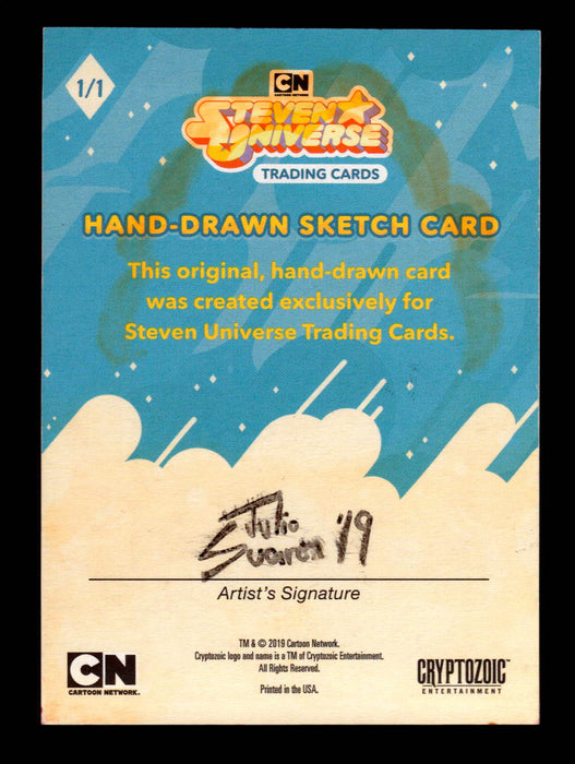 2019 Steven Universe Artist Sketch "Kiki Pizza" Card by Julio Suarez   - TvMovieCards.com
