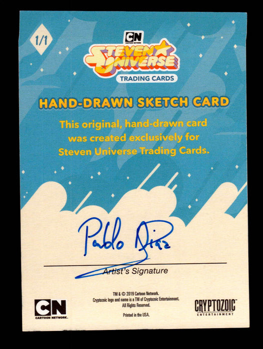 2019 Steven Universe Artist Sketch Card by Pablo Diaz   - TvMovieCards.com