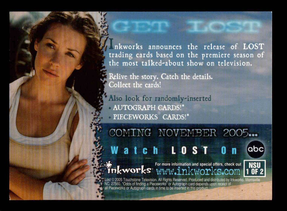 Lost Season 1 One NSU 1 of 2 Non Sport Update Promo Trading Card   - TvMovieCards.com