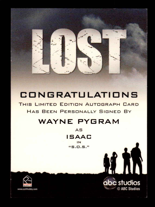 Lost Archives 2010 Wayne Pygram as Isaac Autograph Card   - TvMovieCards.com