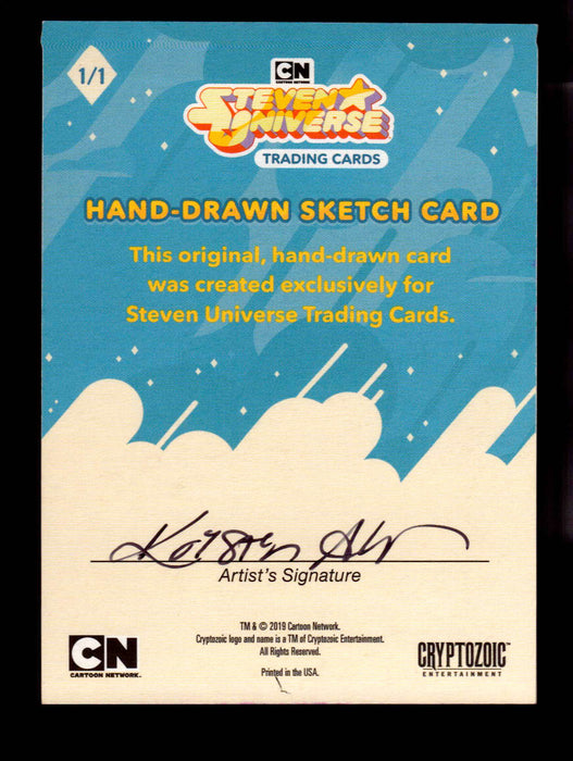 2019 Steven Universe Artist Sketch "Garnet" Card by Kristin Allen   - TvMovieCards.com