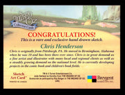 Wizard of Oz Sketch Card by Chris Henderson"Dorothy & Glinda" Breygent 2006   - TvMovieCards.com