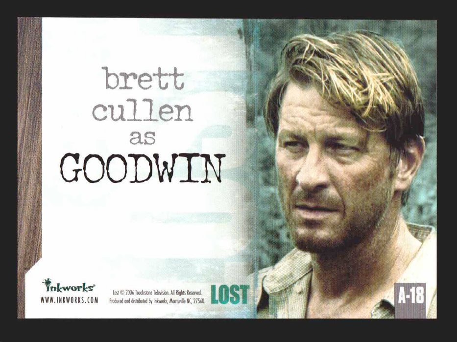 Lost Season 2 Two A-18 Brett Cullen as Goodwin Autograph Card   - TvMovieCards.com