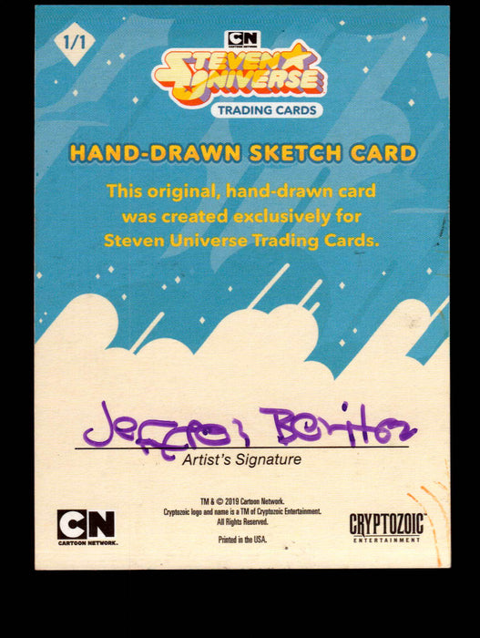 2019 Steven Universe Artist Sketch Card "Jasper" by Jeffrey Benitez   - TvMovieCards.com