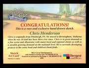Wizard of Oz Sketch Card by Chris Henderson Color "Wicked Witch" Breygent 2006   - TvMovieCards.com