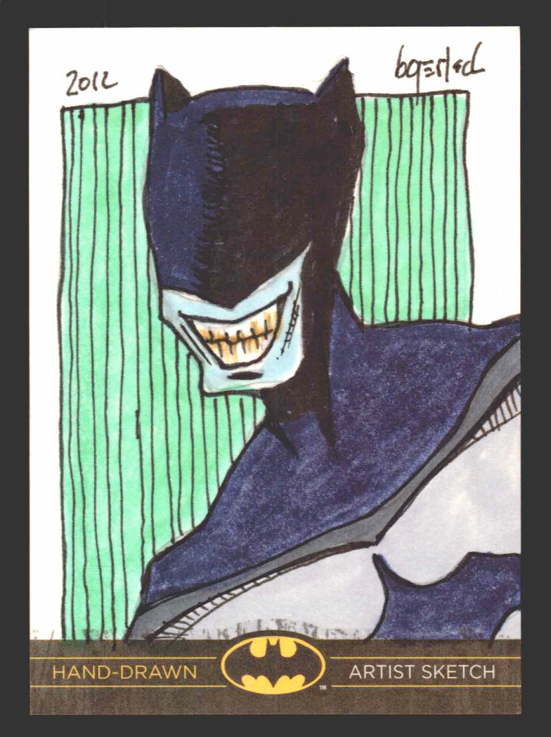 DC Comics Batman: The Legend 2013 Cryptozoic Sketch Card by Bruce Gerlach   - TvMovieCards.com