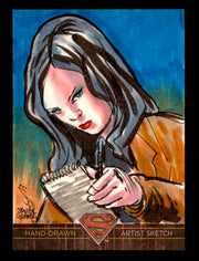 Superman: The Legend 2013 Cryptozoic DC Comics Sketch Card Javier Aranda   - TvMovieCards.com