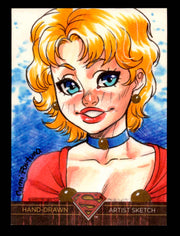 Superman: The Legend 2013 Cryptozoic DC Comics Sketch Card Camila Fortuna   - TvMovieCards.com