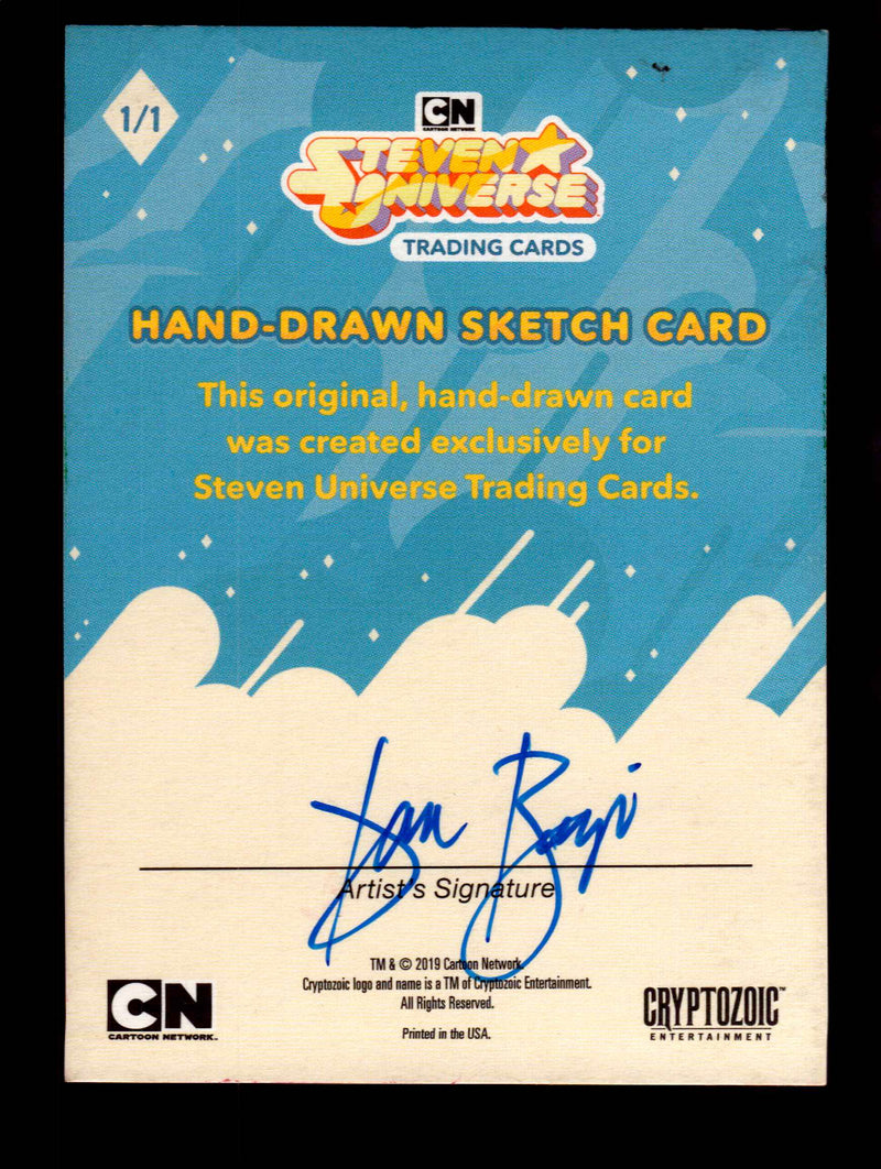 2019 Steven Universe Artist Sketch "Ronaldo Fryman" Card by Dan Borgonos   - TvMovieCards.com