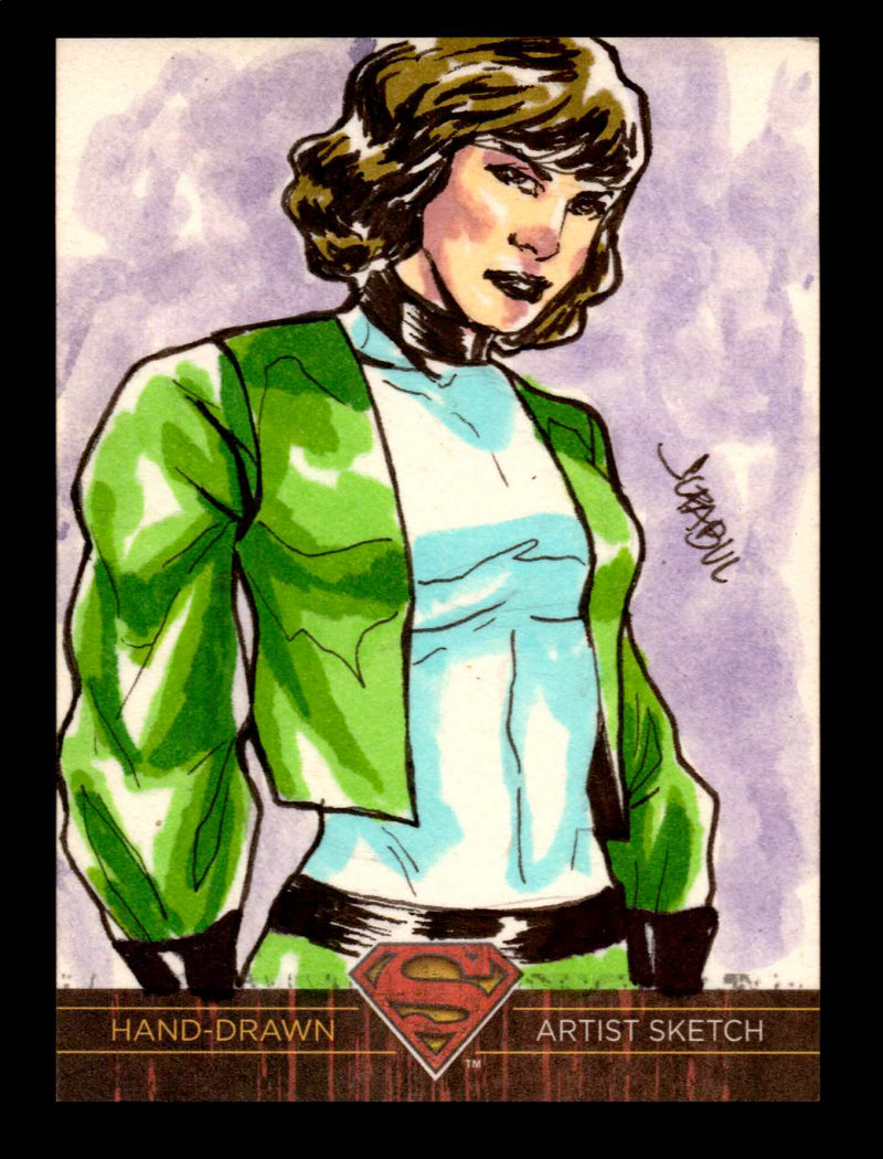 Superman: The Legend 2013 Cryptozoic DC Comics Sketch Card JC Fabul   - TvMovieCards.com