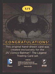 DC Comics Batman: The Legend 2013 Cryptozoic Sketch Card by Mark Pennington P.   - TvMovieCards.com