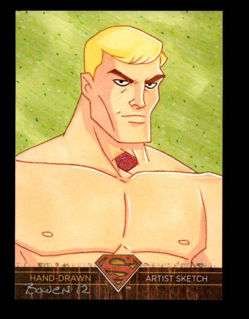 Superman: The Legend 2013 Cryptozoic DC Comics Sketch Card by Bowen   - TvMovieCards.com