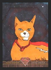 Superman: The Legend 2013 Cryptozoic DC Comics Sketch Card by Laura Inglis   - TvMovieCards.com