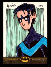 DC Comics Batman: The Legend 2013 Cryptozoic Sketch Card by Bruce Gerlach   - TvMovieCards.com