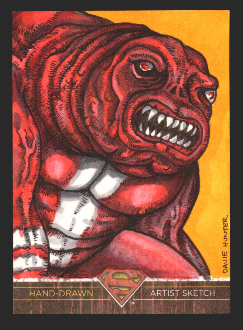 Superman: The Legend 2013 Cryptozoic DC Comics Sketch Card by Davie Hunter   - TvMovieCards.com