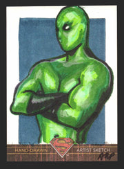 Superman: The Legend 2013 Cryptozoic DC Comics Sketch Card Ashleigh Popplewell   - TvMovieCards.com