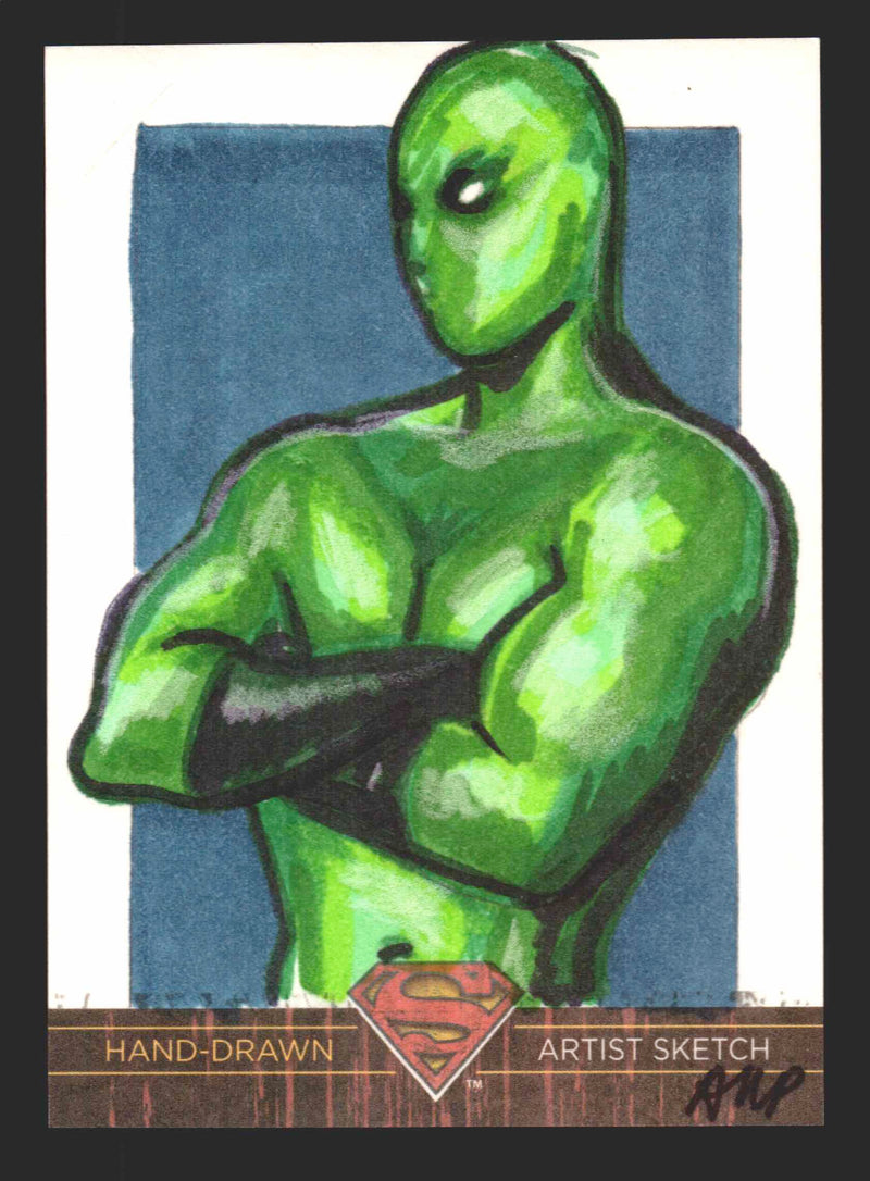 Superman: The Legend 2013 Cryptozoic DC Comics Sketch Card Ashleigh Popplewell   - TvMovieCards.com