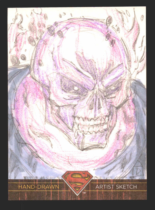 Superman: The Legend 2013 Cryptozoic DC Comics Sketch Card by David Rabbitte "D"   - TvMovieCards.com