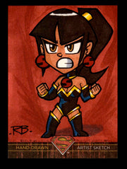 Superman: The Legend 2013 Cryptozoic DC Comics Sketch Card by Richard Brady   - TvMovieCards.com