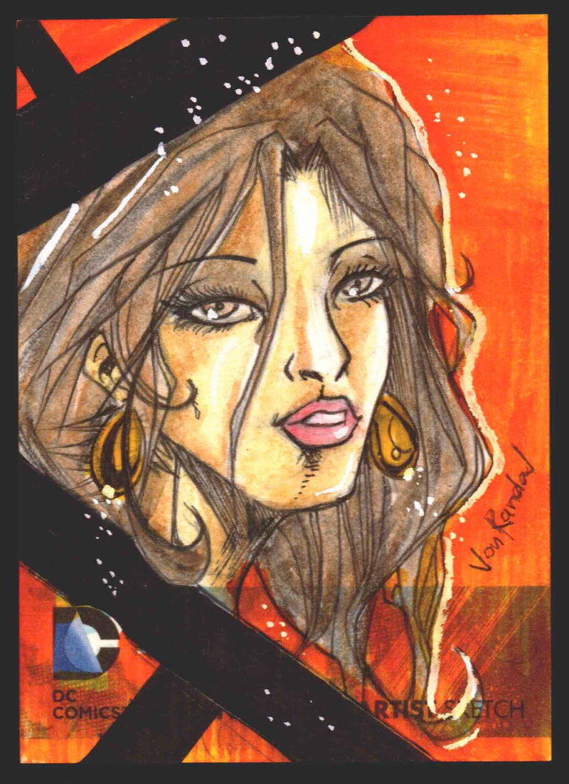 2012 DC Comics: The New 52 Cryptozoic Sketch Trading Card by Von Randal   - TvMovieCards.com