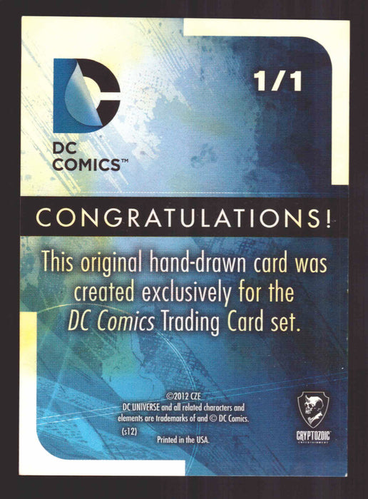 2012 DC Comics: The New 52 Cryptozoic Sketch Trading Card   - TvMovieCards.com