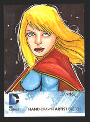 2012 DC Comics The New 52 Cryptozoic Sketch Trading Card by Jason Durden   - TvMovieCards.com