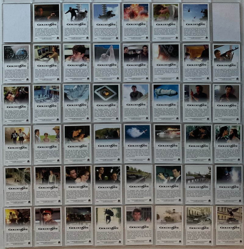 James Bond Archives 2015 Goldeneye Gold Foil Parallel Card Set 102 Cards Limited - TvMovieCards.com