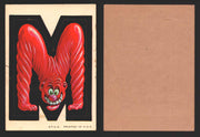 1967 Nutty Initials Sticker Trading Cards You Pick Singles #1-#60 Topps M  - TvMovieCards.com