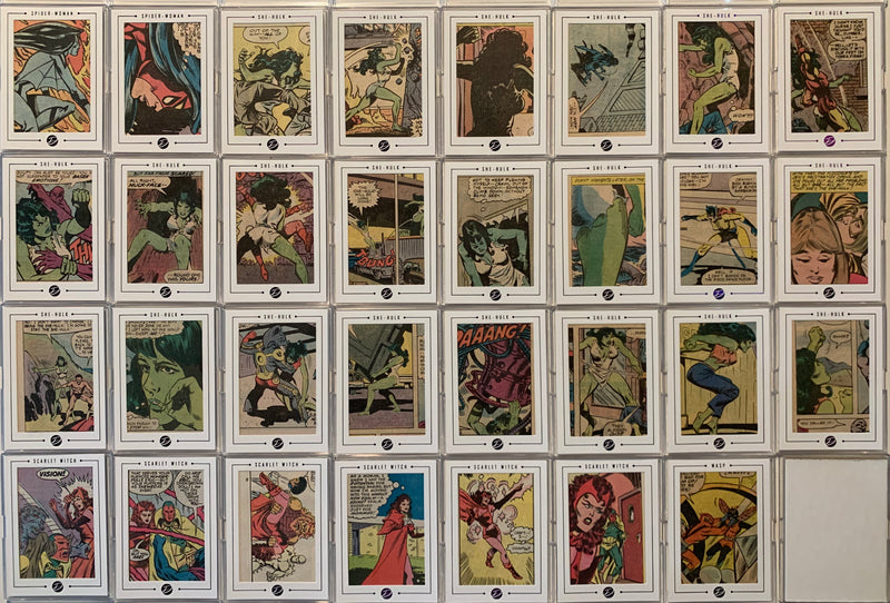 Marvel Dangerous Divas Series 2 Archive Cut Comic Panel 63 Card Set Rare   - TvMovieCards.com