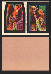 1973-74 Monster Initials Vintage Sticker Trading Cards You Pick Singles #1-#132 M N  - TvMovieCards.com