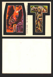 1973-74 Monster Initials Vintage Sticker Trading Cards You Pick Singles #1-#132 M T  - TvMovieCards.com