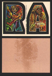 1973-74 Monster Initials Vintage Sticker Trading Cards You Pick Singles #1-#132 R A  - TvMovieCards.com