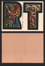 1973-74 Monster Initials Vintage Sticker Trading Cards You Pick Singles #1-#132 R T  - TvMovieCards.com