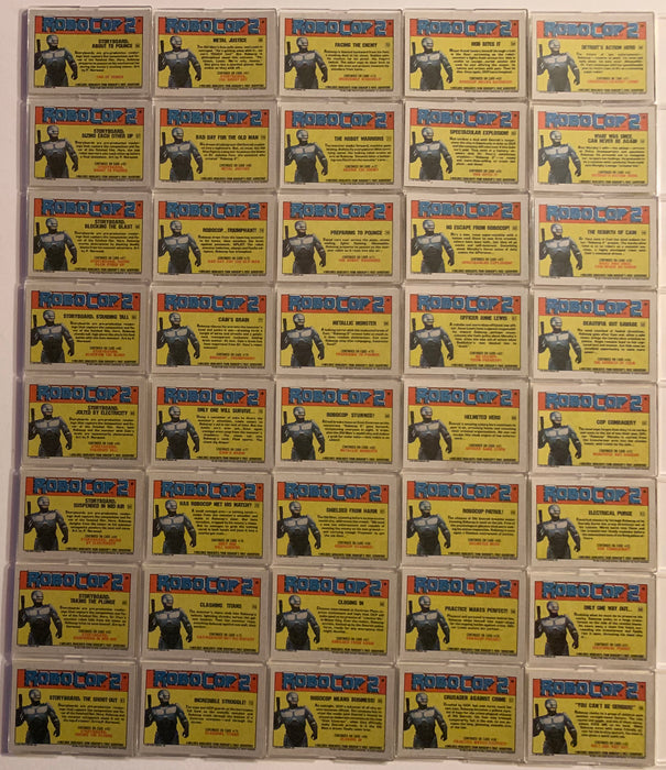Robocop 2 Movie Vintage Trading Card Set 88 Cards Topps 1990   - TvMovieCards.com