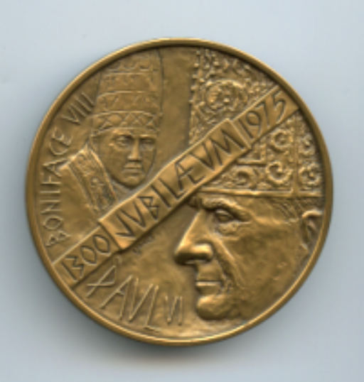 Pope Paul the VI Bronze Medal by Medallic Arts 1975 limited #1684/2500   - TvMovieCards.com