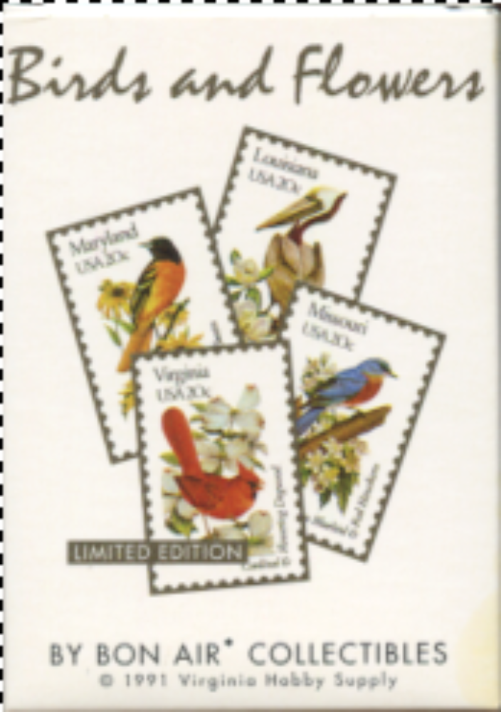 Birds - Birds & Flowers (of the United States) Factory Boxed  50 Card Set   - TvMovieCards.com
