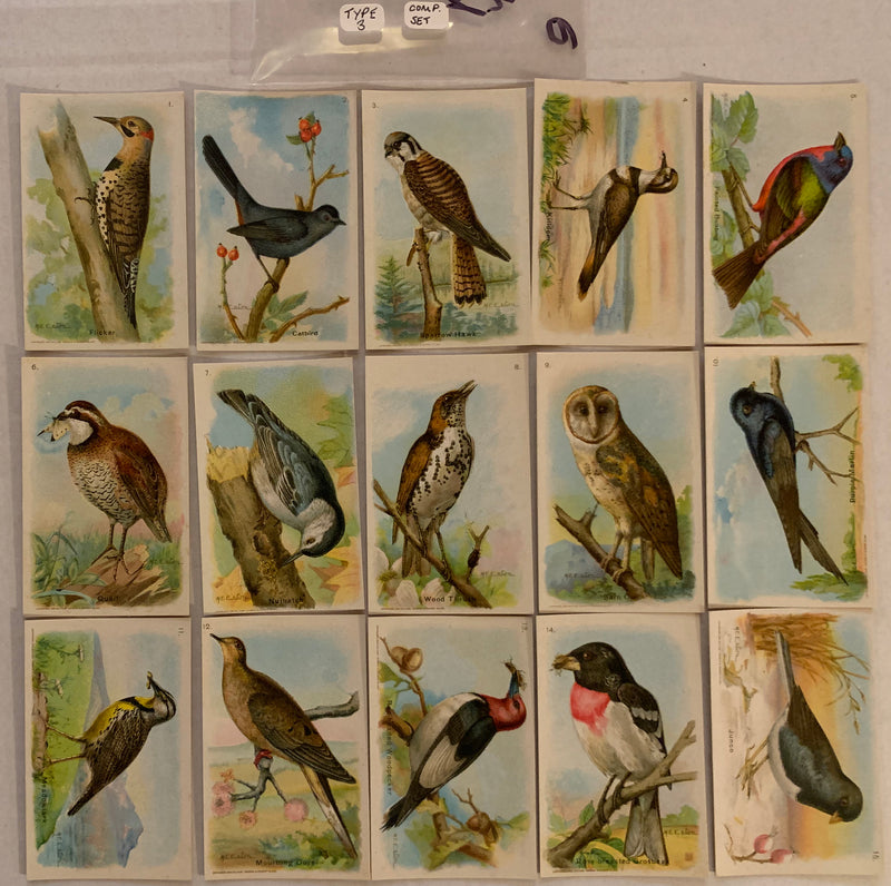 Useful Birds of America 6th 15 Card Set Type 3 Church & Dwight J-9 Arm & Hammer   - TvMovieCards.com