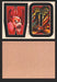 1973-74 Monster Initials Vintage Sticker Trading Cards You Pick Singles #1-#132 W O  - TvMovieCards.com