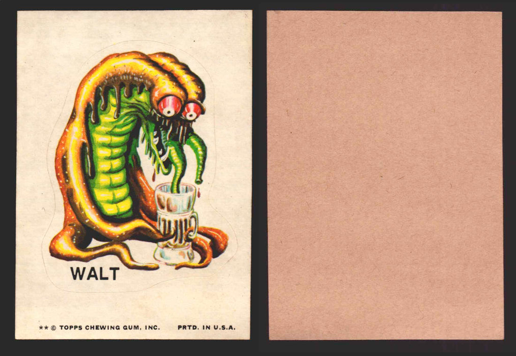 1973-74 Ugly Stickers Tan Back Trading Card You Pick Singles #1-55 Topps Walt  - TvMovieCards.com